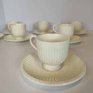 Wedgewood Eturia Barlaston Edme Demitasse Cup And Saucer, 1930's